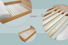 .EASY-VLEX Lattenrost, metallfrei und unbehandelt