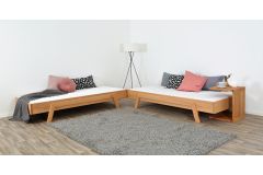 als Couch in Buche geölt mit Nachttisch TUXA